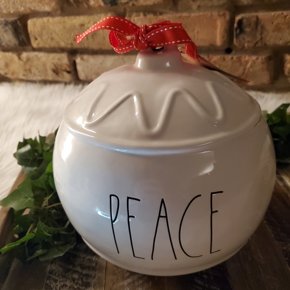 Rae Dunn PEACE Ornament - Picture 2 of 2